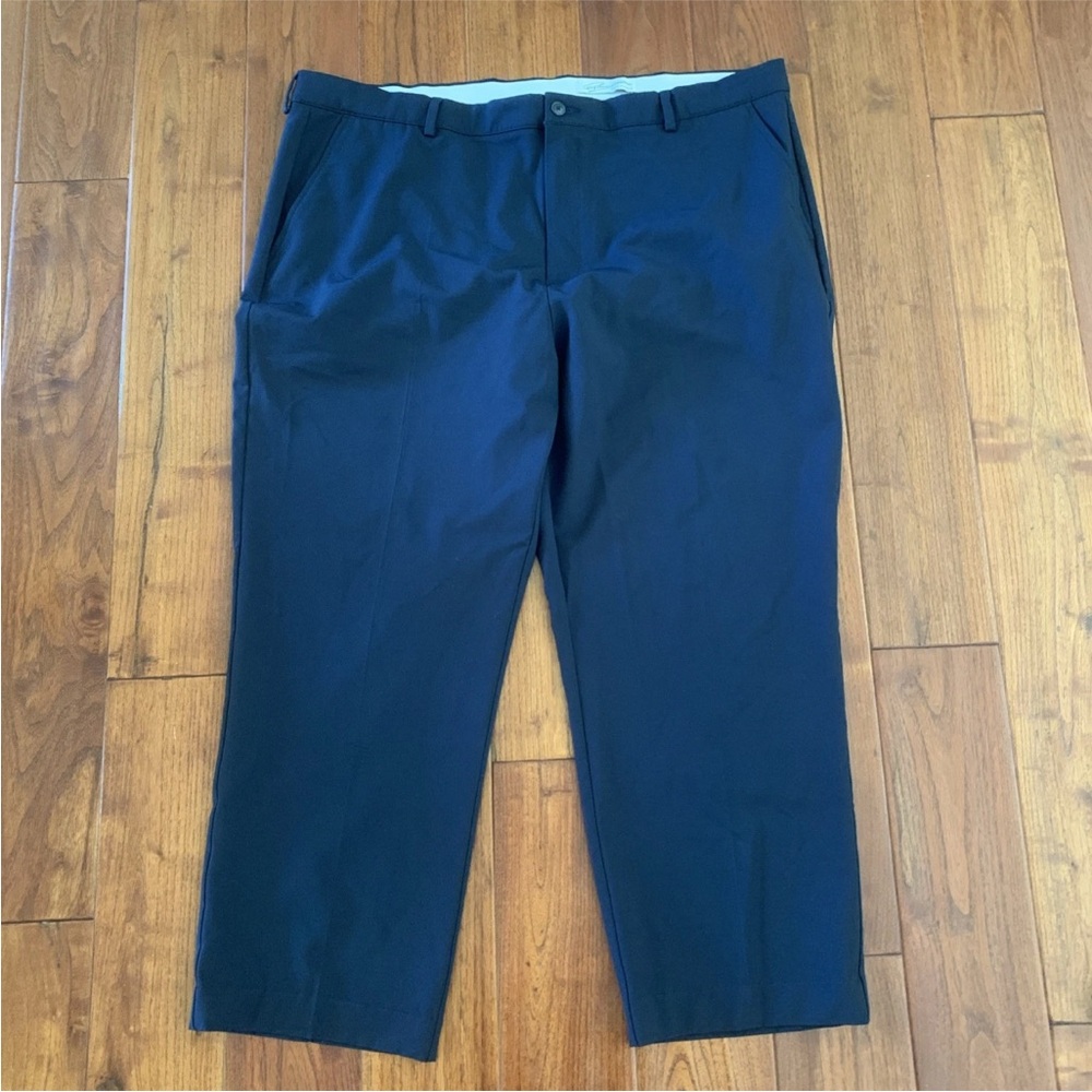 Greg Norman Golf Pants 42X30 Performance 4-Way StretchTech Navy hemmed to 27"